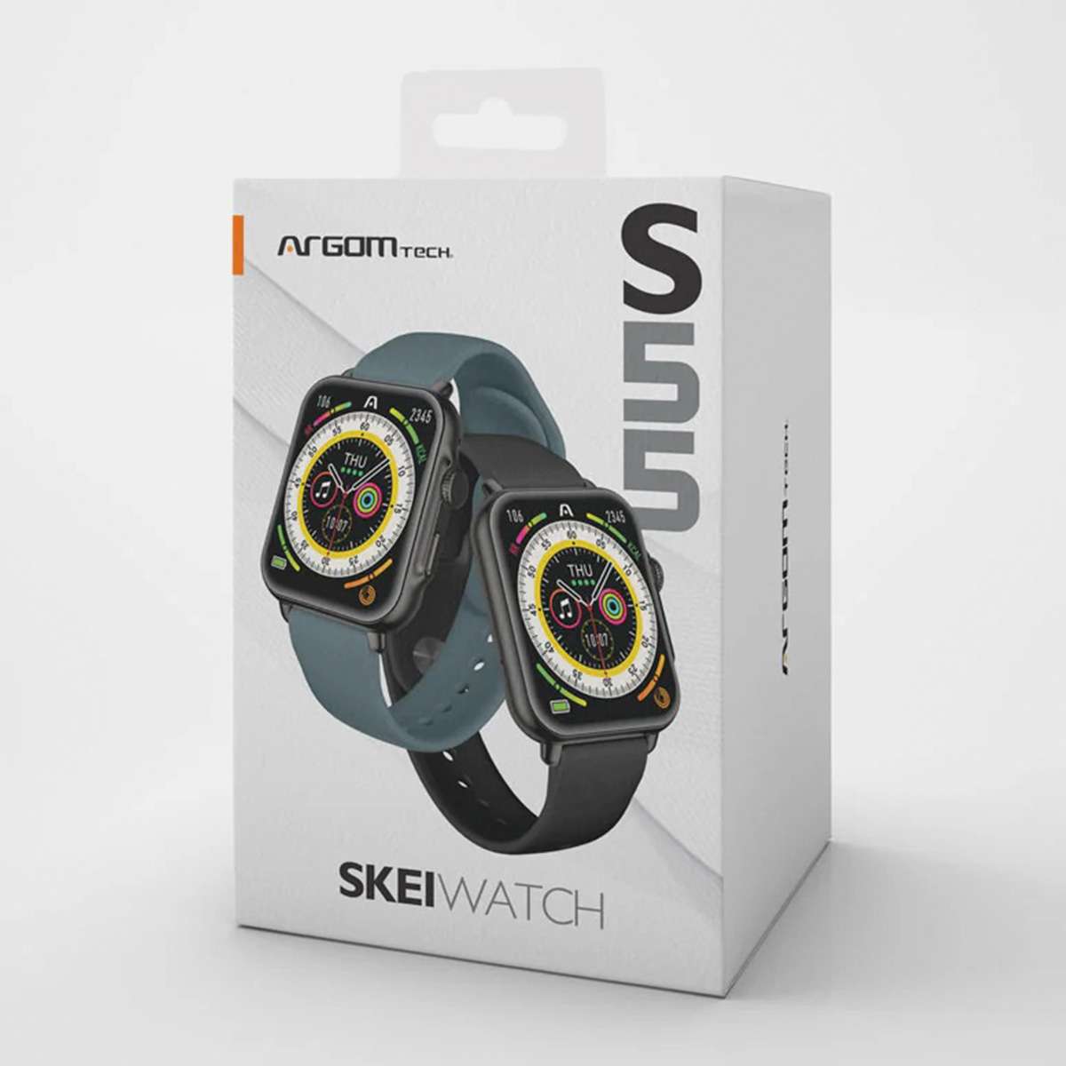 Smartwatch Argomtech S55 Negro Aluminio 1.96